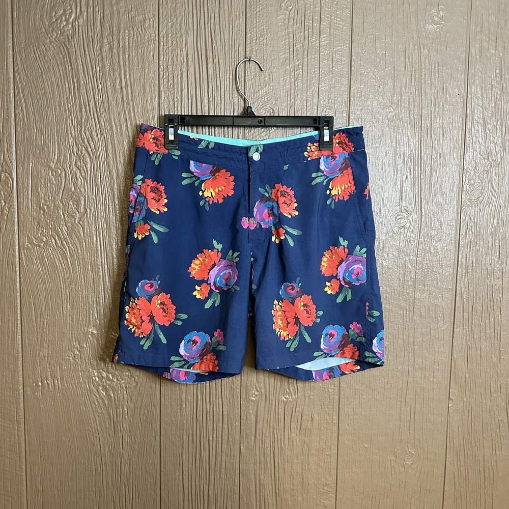 Bonobos Mens Board Riveria Floral Swim Trunks Sz 30 Beach Vacation Lined